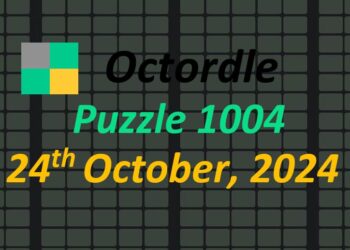 ‘Wordle’ Answer Today 1223 October 24th 2024 – Hints and Solution (10/24/24)