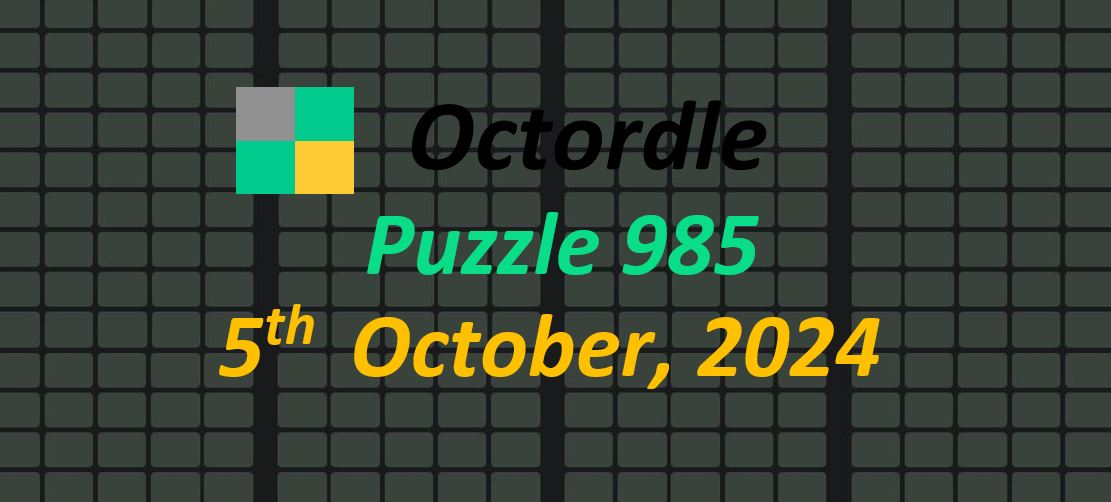 ‘Wordle’ Answer Today 1204 October 5th 2024 – Hints and Solution (10/5/24)