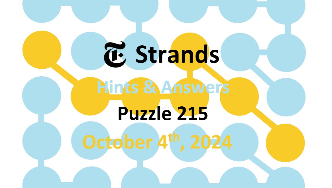 ‘Wordle’ Answer Today 1203 October 4th 2024 – Hints and Solution (10/4/24)