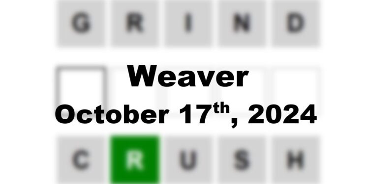 Daily Weaver Answers - 17th October 2024
