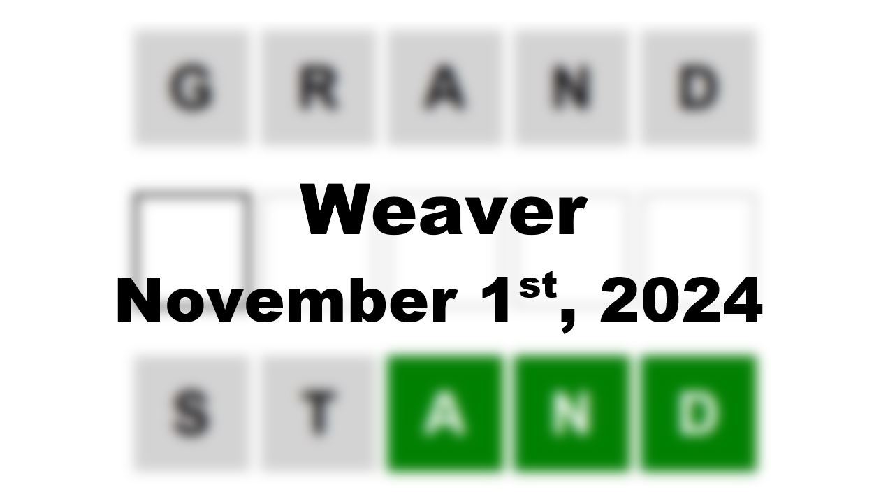 ‘Wordle’ Answer Today 1231 November 1st 2024 – Hints and Solution (11/1/24)