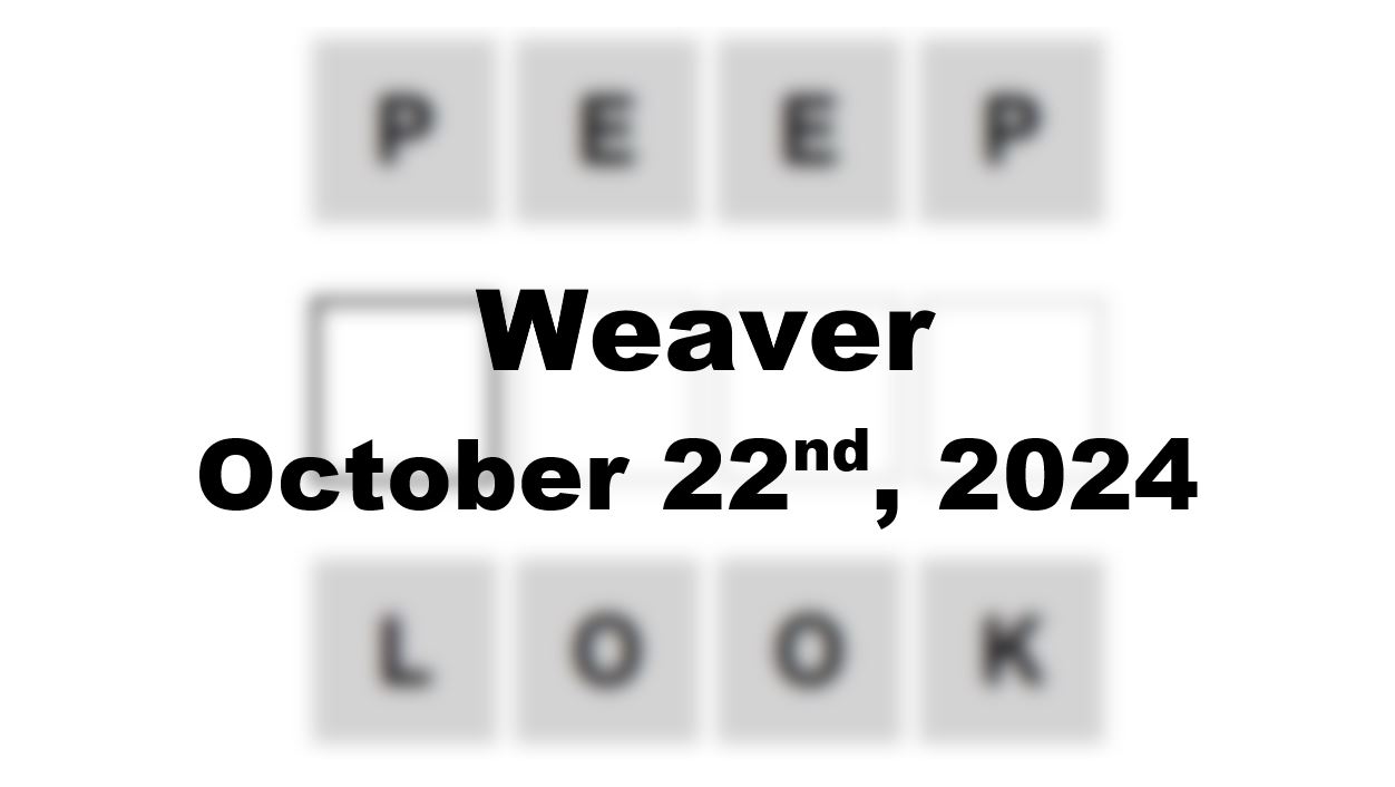 ‘Wordle’ Answer Today 1221 October 22nd 2024 – Hints and Solution (10/22/24)