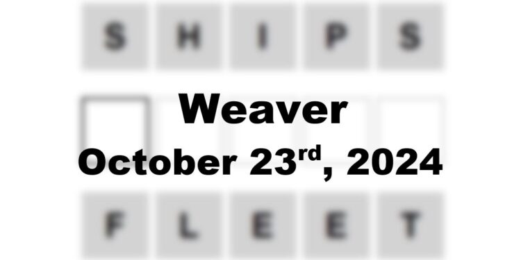 Daily Weaver Answers - 23rd October 2024