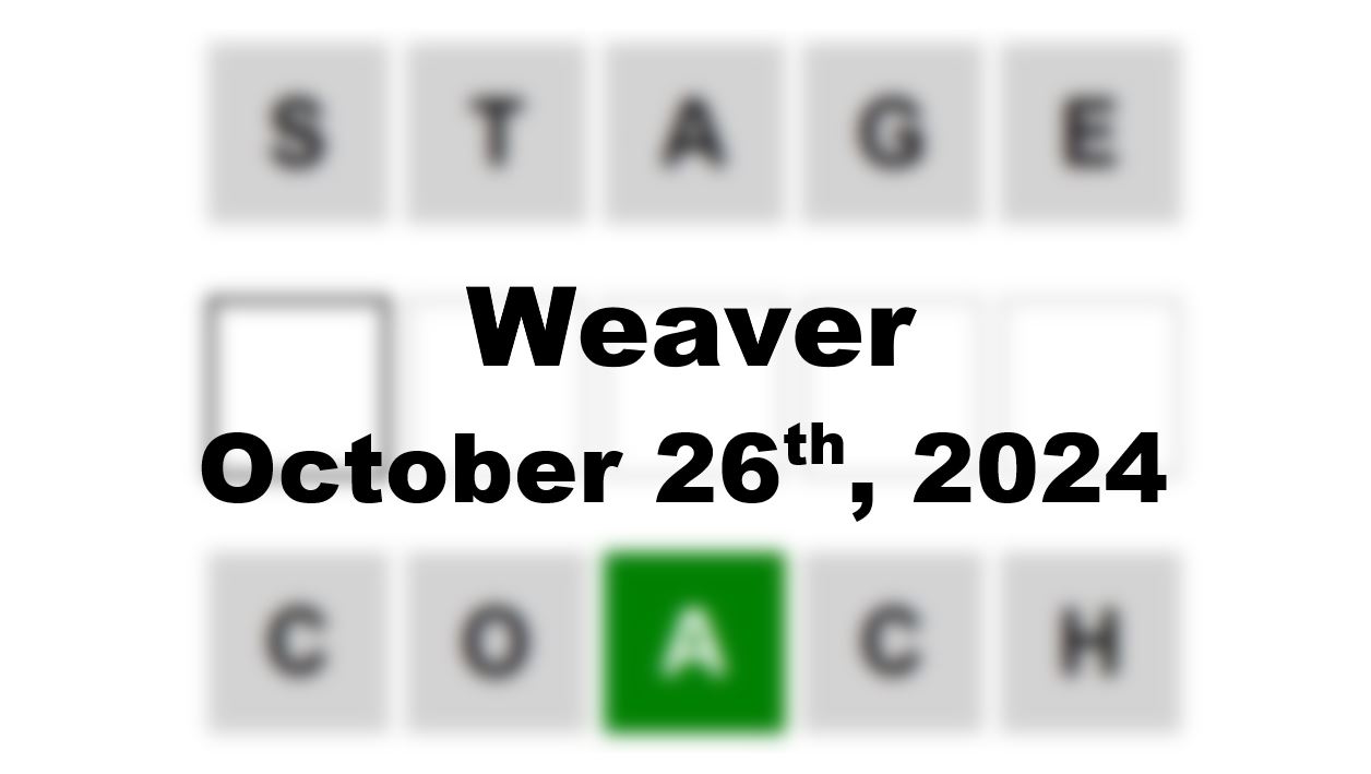 ‘Wordle’ Answer Today 1225 October 26th 2024 – Hints and Solution (10/26/24)