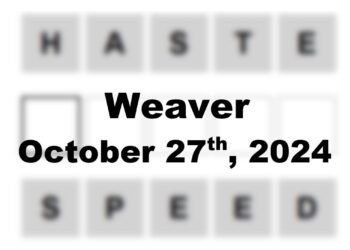 ‘Wordle’ Answer Today 1226 October 27th 2024 – Hints and Solution (10/27/24)