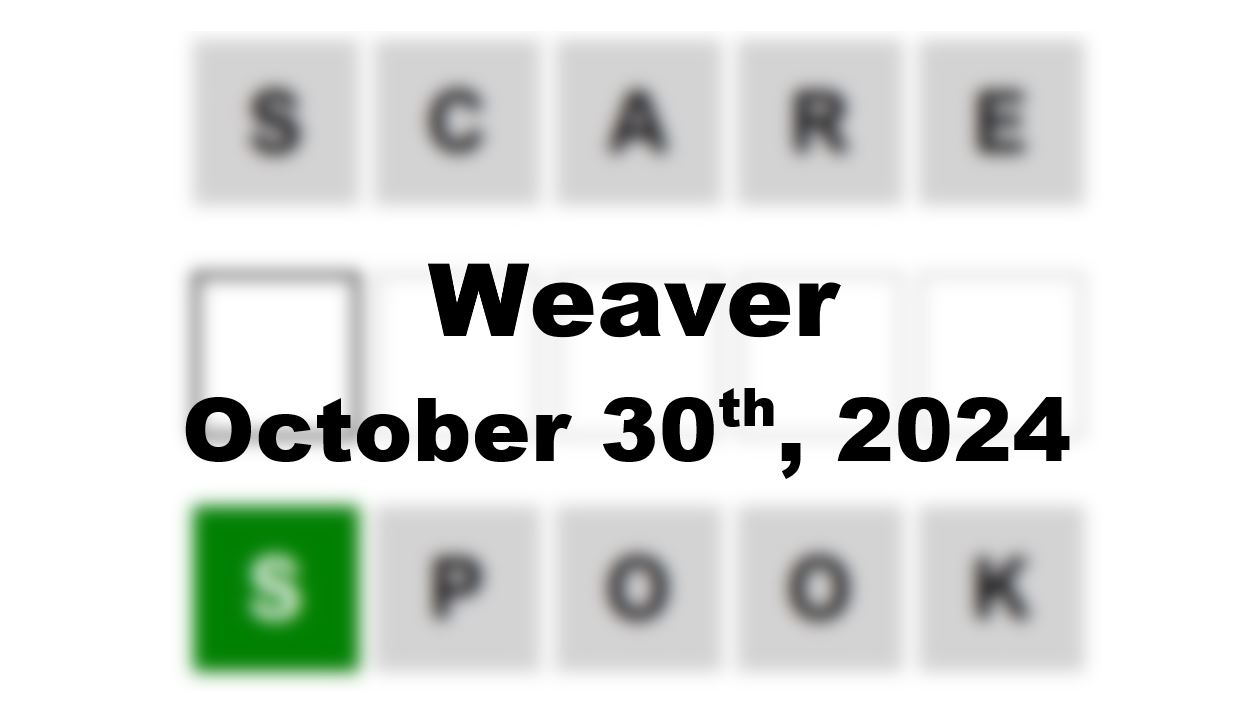 ‘Wordle’ Answer Today 1229 October 30th 2024 – Hints and Solution (10/30/24)