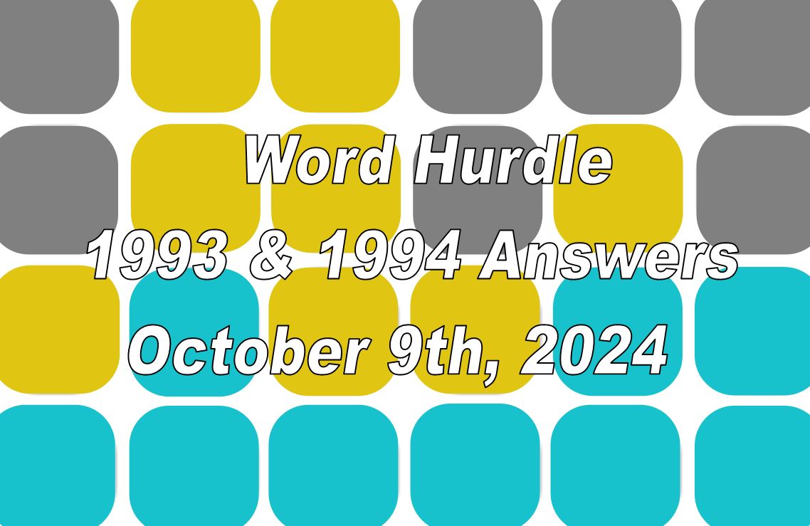 ‘Wordle’ Answer Today 1208 October 9th 2024 – Hints and Solution (10/9/24)