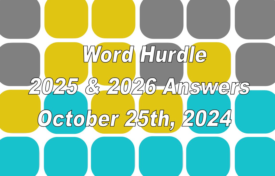 ‘Wordle’ Answer Today 1224 October 25th 2024 – Hints and Solution (10/25/24)