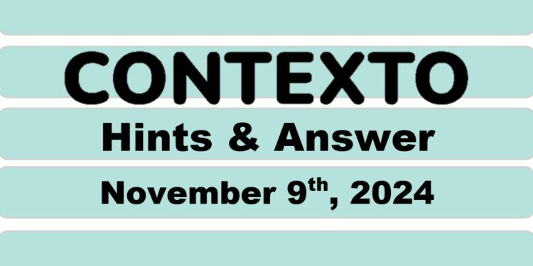 Daily Contexto 783 - November 9th 2024
