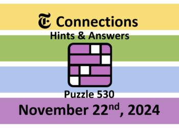 ‘Wordle’ Answer Today 1252 November 22nd 2024 – Hints and Solution (11/22/24)