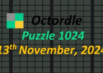 ‘Wordle’ Answer Today 1243 November 13th 2024 – Hints and Solution (11/13/24)