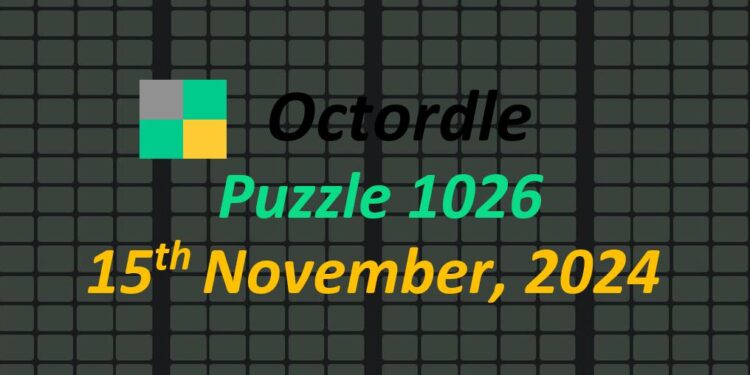 Daily Octordle 15th November 2024 Answers Today 1026