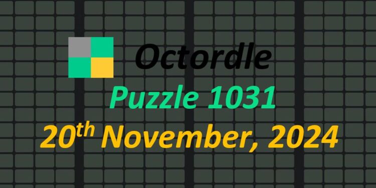 Daily Octordle 20th November 2024 Answers Today 1031