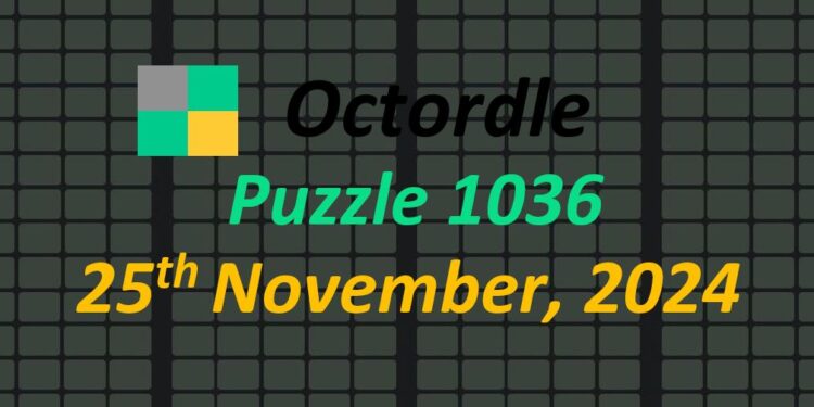 Daily Octordle 25th November 2024 Answers Today 1036