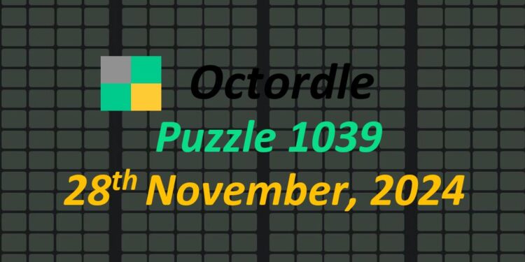 Daily Octordle 28th November 2024 Answers Today 1039