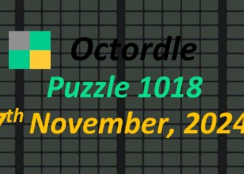 ‘Wordle’ Answer Today 1237 November 7th 2024 – Hints and Solution (11/7/24)