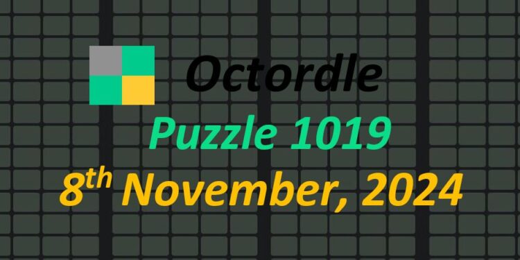Daily Octordle 8th November 2024 Answers Today 1019