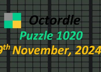 ‘Wordle’ Answer Today 1239 November 9th 2024 – Hints and Solution (11/9/24)