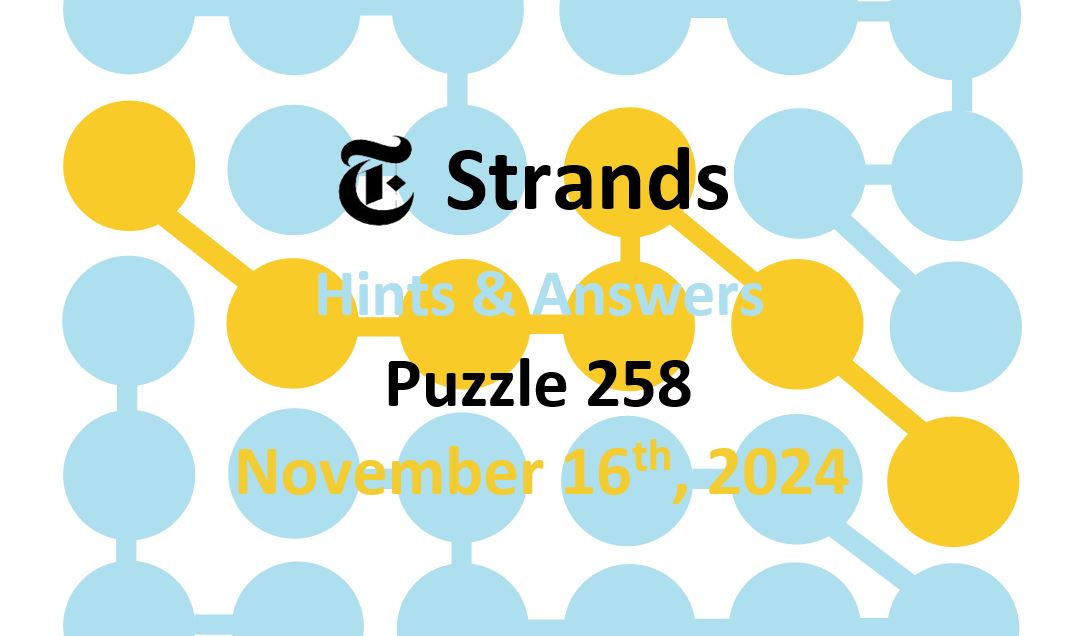 ‘Wordle’ Answer Today 1246 November 16th 2024 – Hints and Solution (11/16/24)