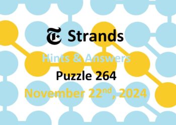 ‘Wordle’ Answer Today 1252 November 22nd 2024 – Hints and Solution (11/22/24)