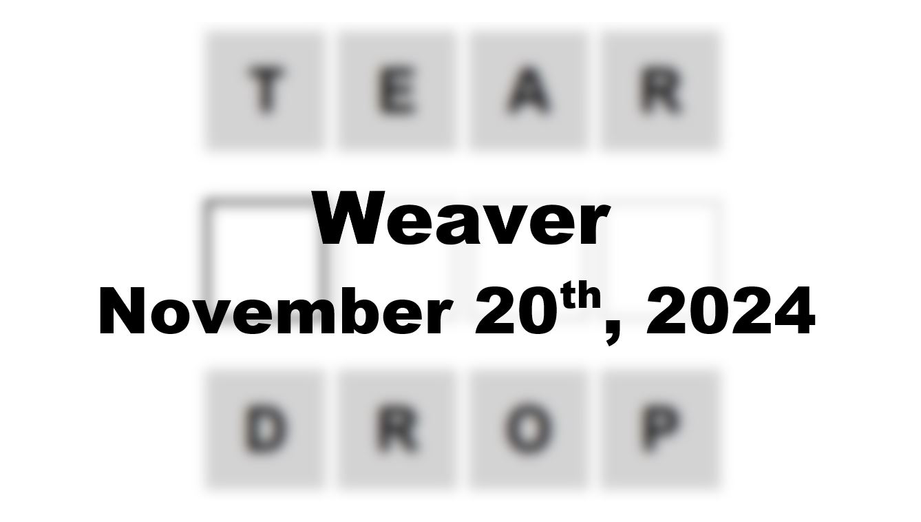 ‘Wordle’ Answer Today 1250 November 20th 2024 – Hints and Solution (11/20/24)