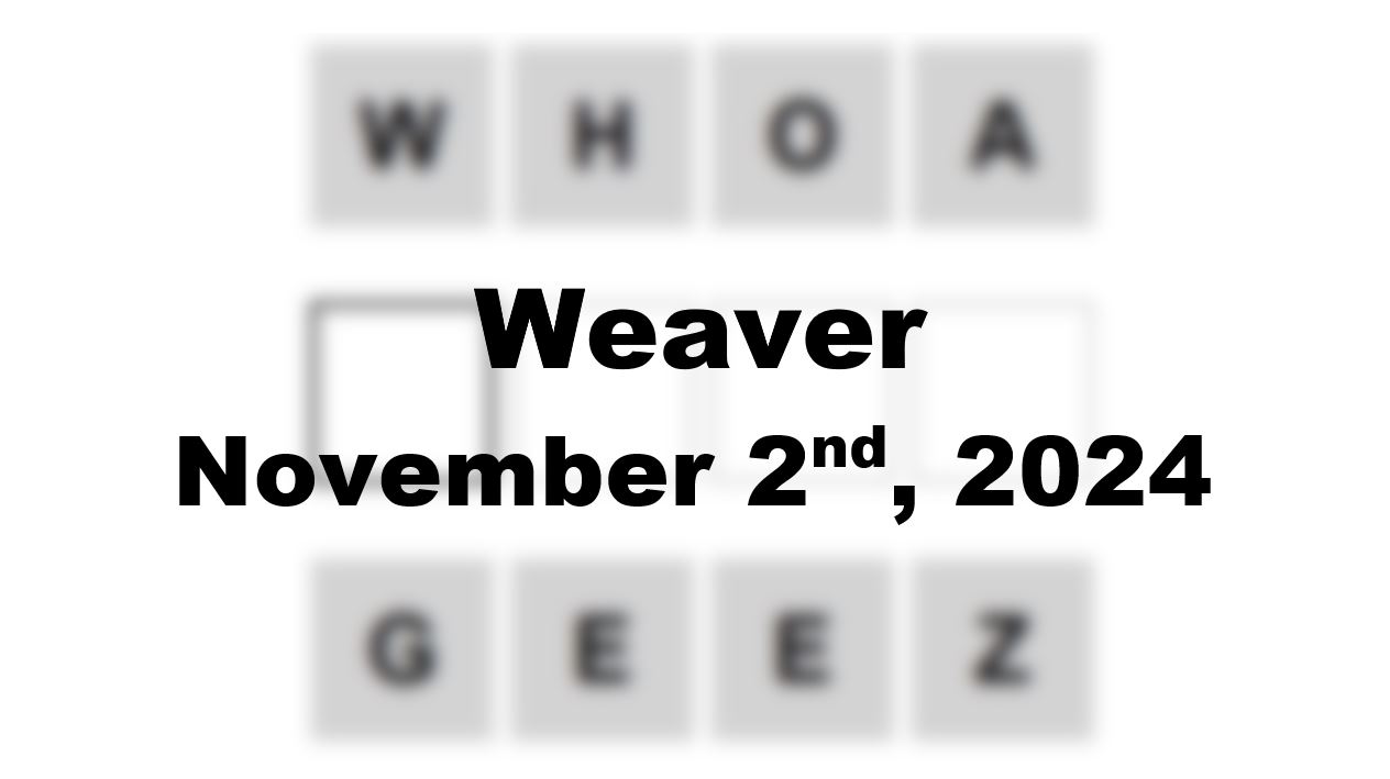 ‘Wordle’ Answer Today 1232 November 2nd 2024 – Hints and Solution (11/2/24)