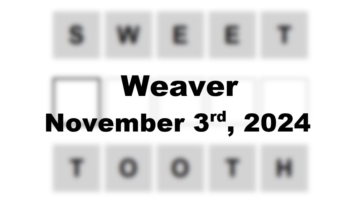 ‘Wordle’ Answer Today 1233 November 3rd 2024 – Hints and Solution (11/3/24)