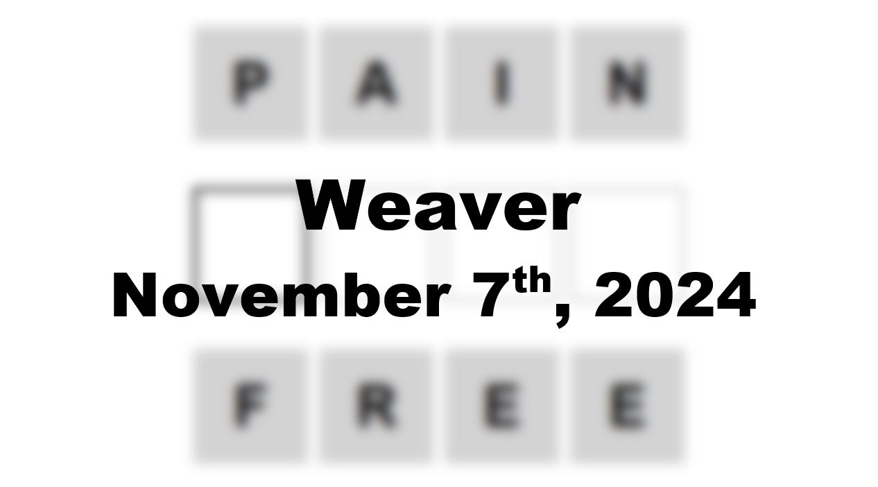 ‘Wordle’ Answer Today 1237 November 7th 2024 – Hints and Solution (11/7/24)