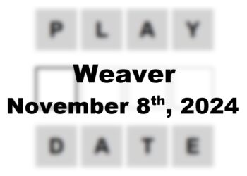 ‘Wordle’ Answer Today 1238 November 8th 2024 – Hints and Solution (11/8/24)