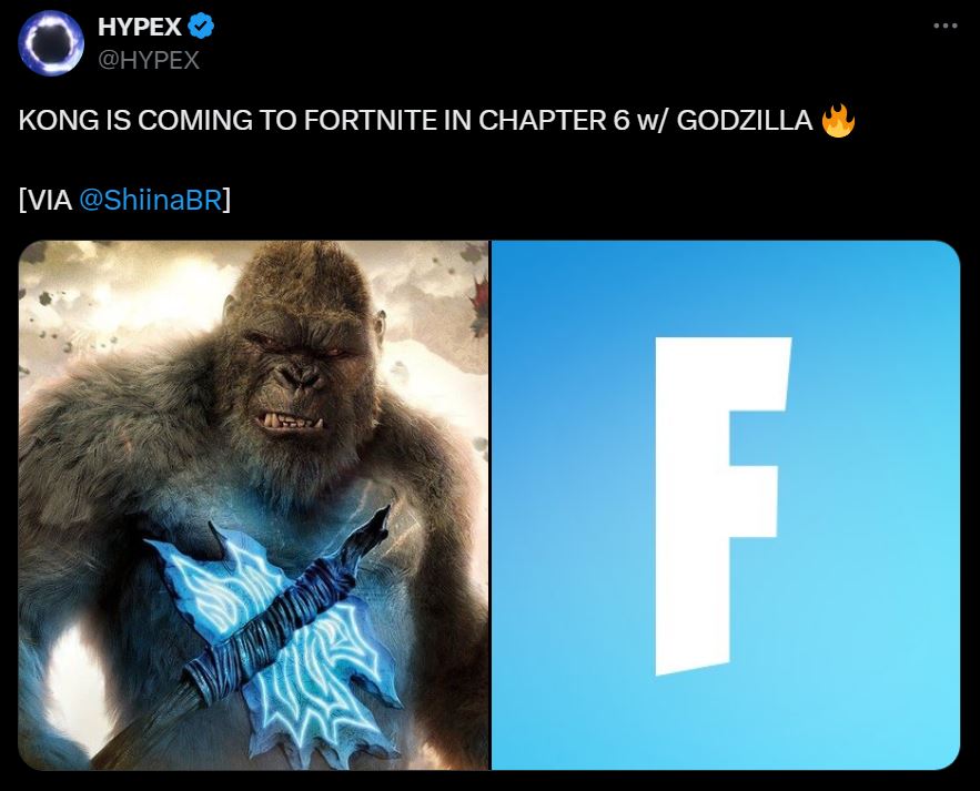 King Kong Coming to Fortnite Chapter 6