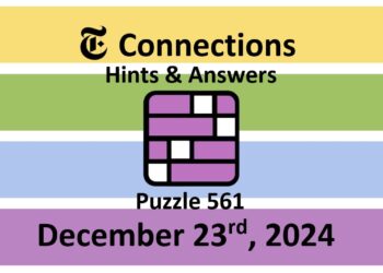 ‘Wordle’ Answer Today 1283 December 23rd 2024 – Hints and Solution (12/23/24)