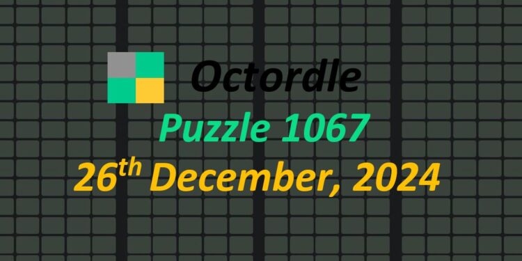 Daily Octordle 26th December 2024 Answers Today 1067