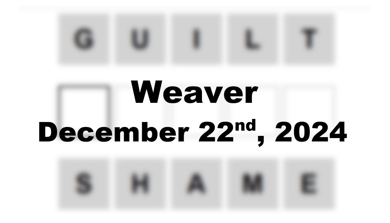 ‘Wordle’ Answer Today 1282 December 22nd 2024 – Hints and Solution (12/22/24)