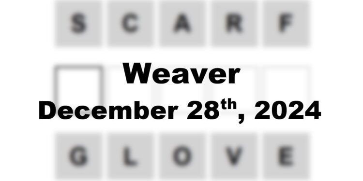 Daily Weaver Answers - 28th December 2024