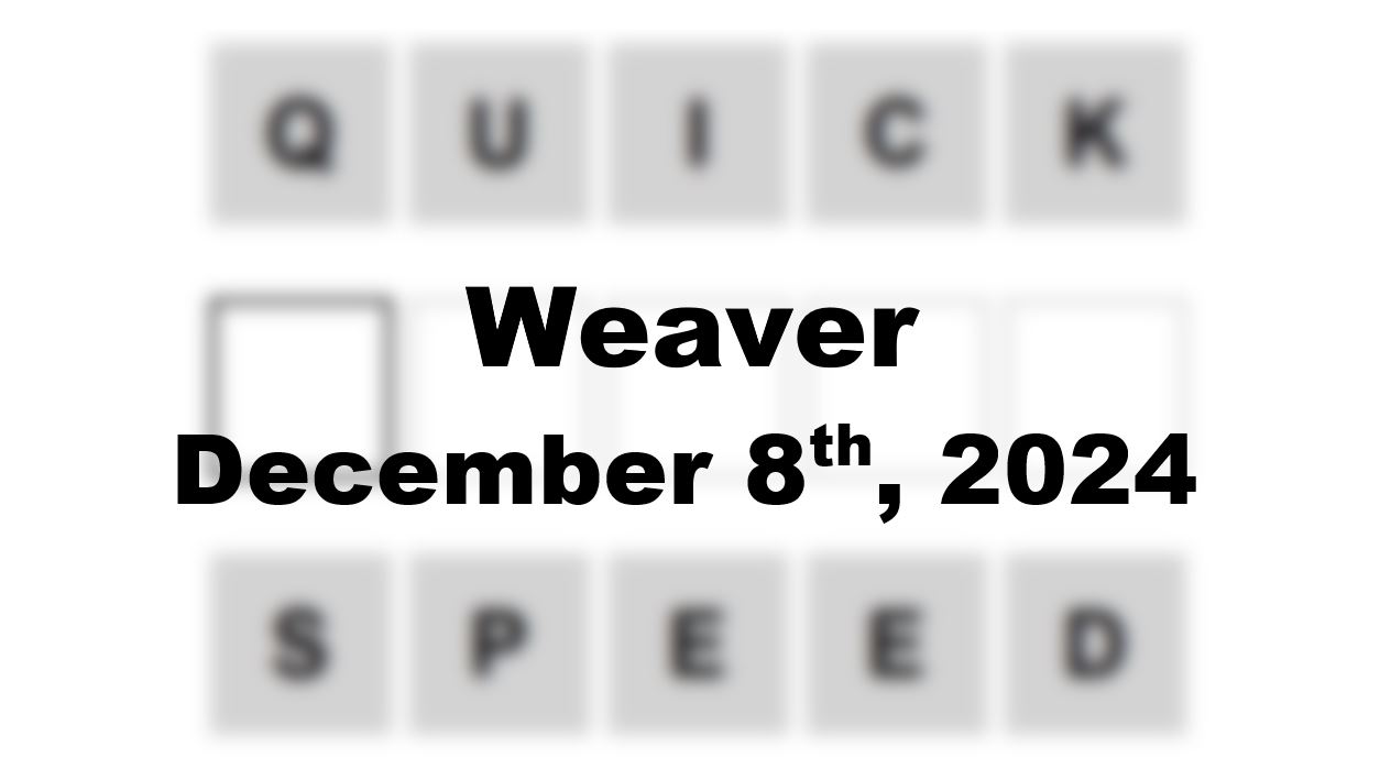 ‘Wordle’ Answer Today 1268 December 8th 2024 – Hints and Solution (12/8/24)