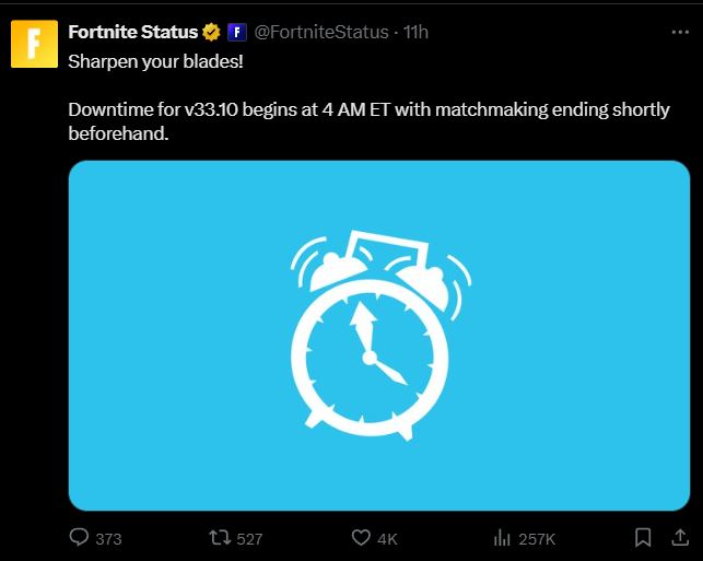 Fortnite Servers Down Today 10 December 2024