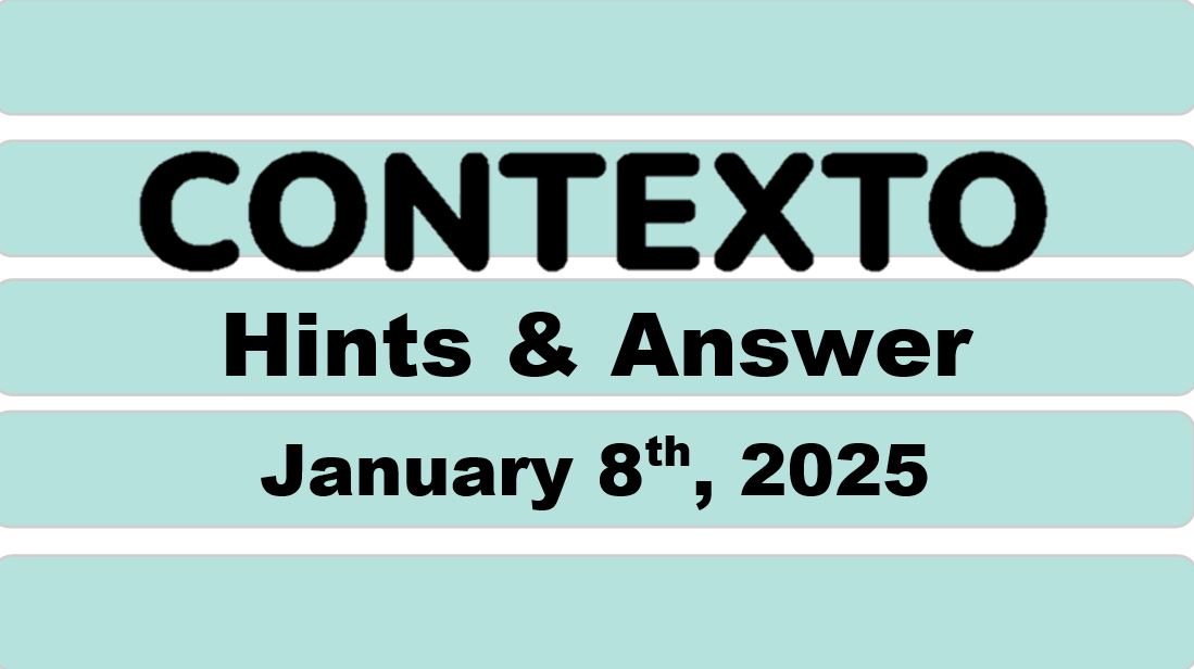 ‘Wordle’ Answer Today 1299 January 8th 2025 – Hints and Solution (1/8/25)