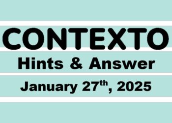 ‘Wordle’ Answer Today 1318 January 27th 2025 – Hints and Solution (1/27/25)