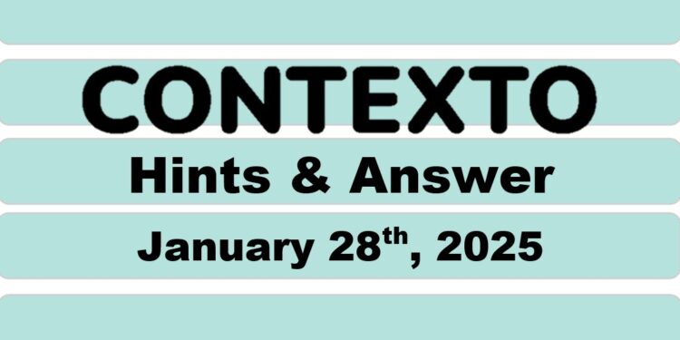 Daily Contexto 863 - January 28th 2025