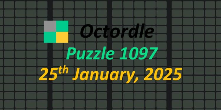 Daily Octordle 25th January 2025 Answers Today 1097