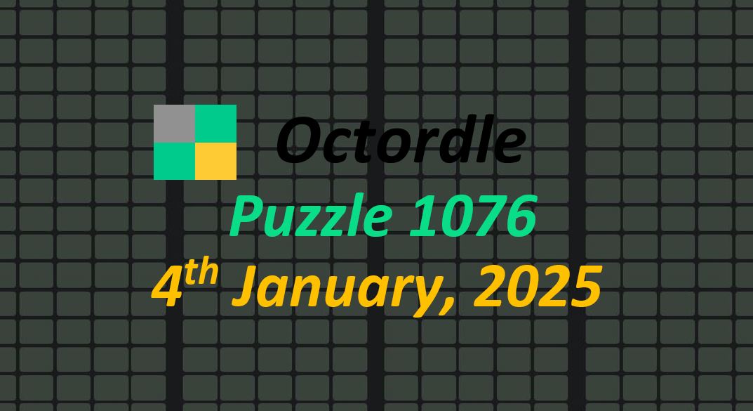 ‘Wordle’ Answer Today 1295 January 4th 2025 – Hints and Solution (1/4/25)