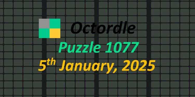 Daily Octordle 5th January 2025 Answers Today 1077