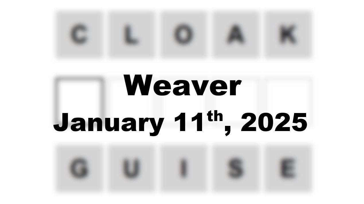‘Wordle’ Answer Today 1302 January 11th 2025 – Hints and Solution (1/11/25)