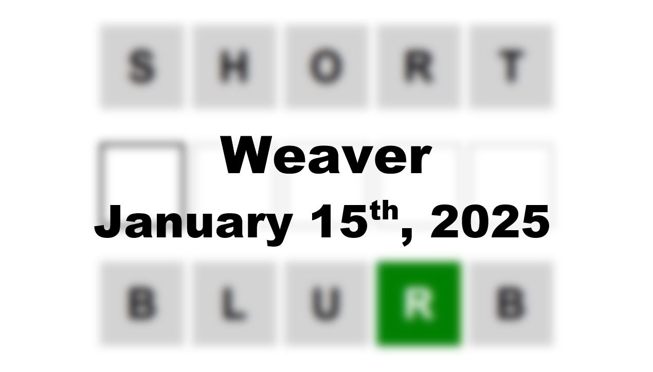 ‘Wordle’ Answer Today 1306 January 15th 2025 – Hints and Solution (1/15/25)