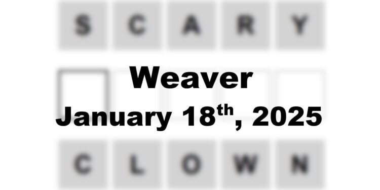 Daily Weaver Answers - 18th January 2025