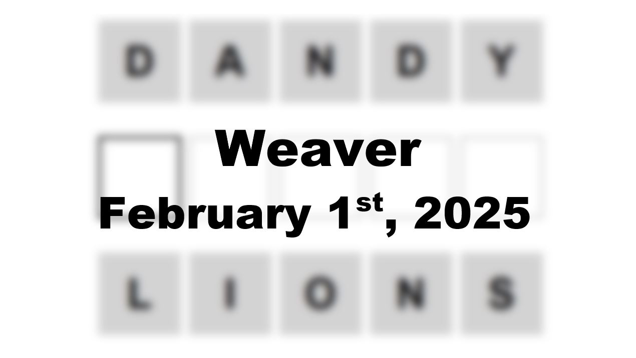 ‘Wordle’ Answer Today 1323 February 1st 2025 – Hints and Solution (2/1/25)