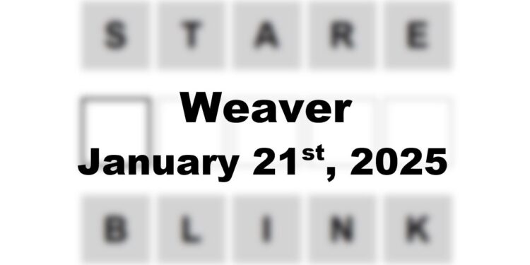 Daily Weaver Answers - 21st January 2025