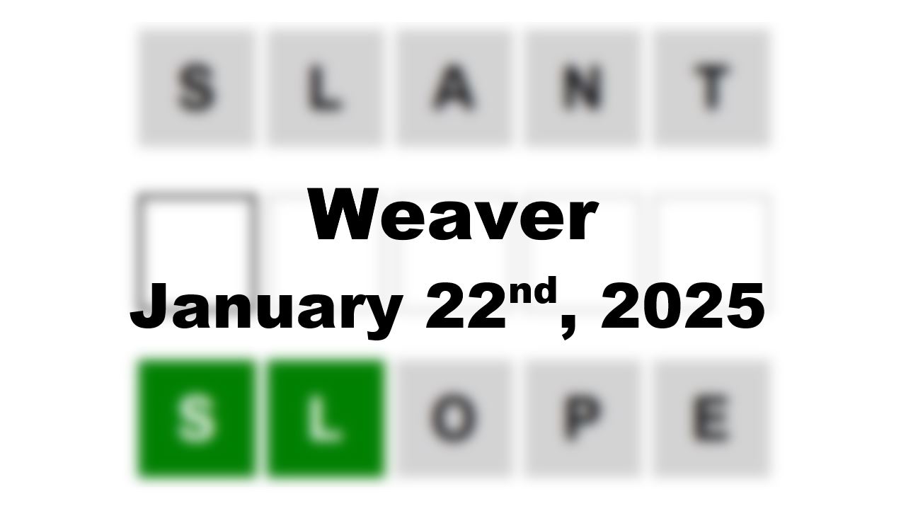 ‘Wordle’ Answer Today 1313 January 22nd 2025 – Hints and Solution (1/22/25)