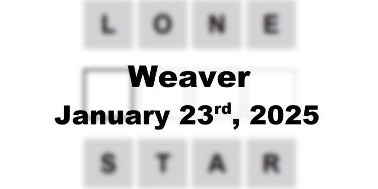 Daily Weaver Answers - 23rd January 2025