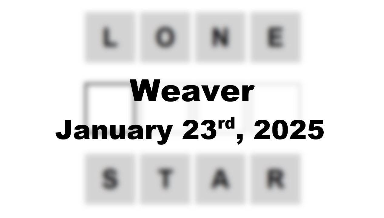 ‘Wordle’ Answer Today 1314 January 23rd 2025 – Hints and Solution (1/23/25)